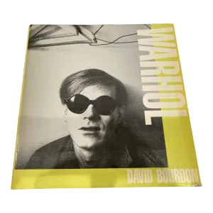 Andy Warhol by David Bourdon Collectible Poster Art Book Vintage, 1989