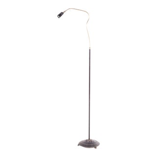 Danish Metal Floor Lamp, 1950s For Sale