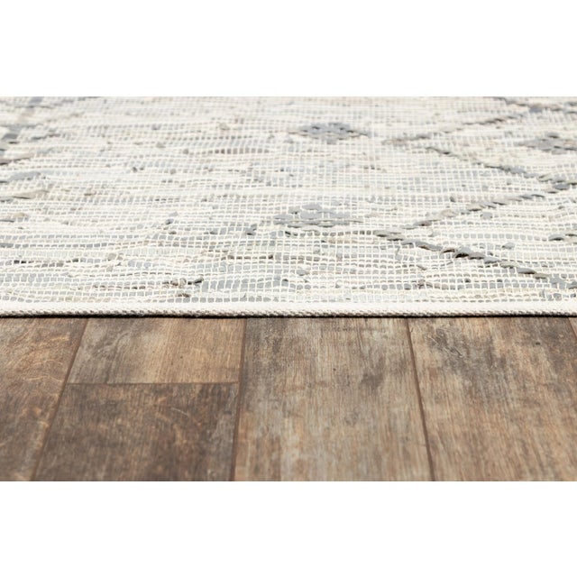 Modern Tirtha Sher Grey 9' X 12' Area Rug For Sale - Image 3 of 8