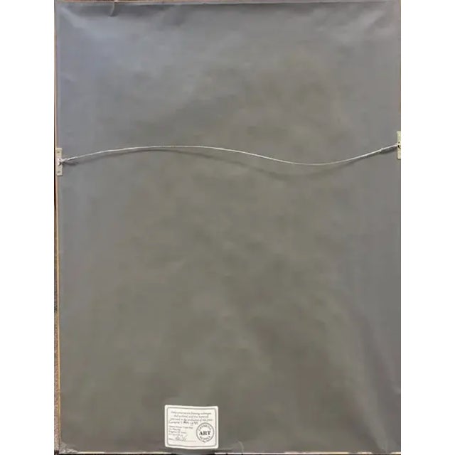 Gray Mid Century - Mikulas Kravjansky "The Flying Dutchman" Mixed Media Abstract Etching, 1981. - Signed, Numbered, Titled, Framed For Sale - Image 8 of 9