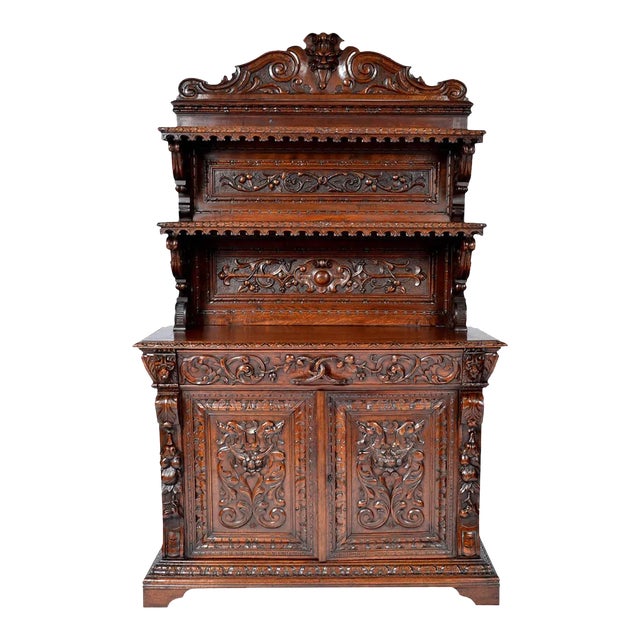 Late 19th Century Black Forest Style Sideboard For Sale