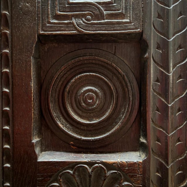 Wood Vintage Oak Sideboard, 1950s For Sale - Image 7 of 8
