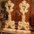 Pair of 19th Century Italian Baroque Giltwood Church Reliquary Mirrors For Sale - Image 4 of 10