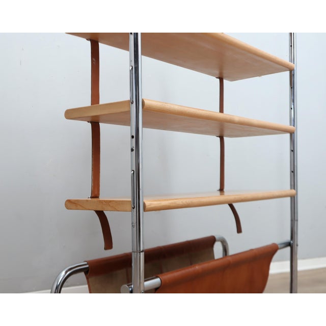 Metal Jumbo Bookcase by Luigi Massoni for Poltrona Frau, 1970s For Sale - Image 7 of 16