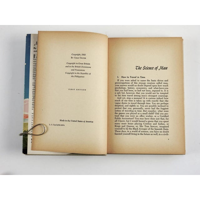 1952 Mists of Dawn by Chad Oliver 1st Edition Science Fiction Book For Sale - Image 4 of 4