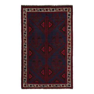 Rug & Kilim’s Baluch Tribal Rug With Colorful Geometric Patterns For Sale