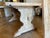 Vintage Oak Trestle Dining Table For Sale - Image 10 of 10