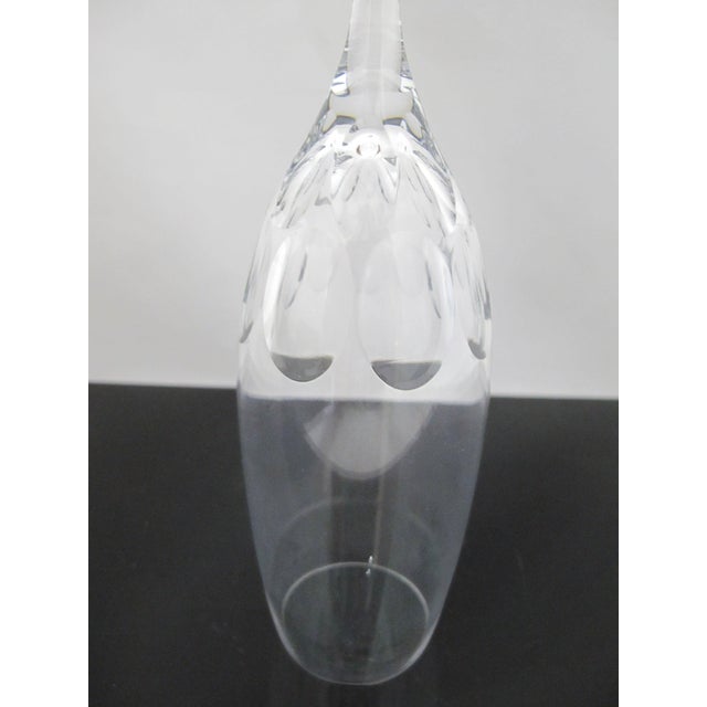 Mid 20th Century Waterford Crystal Crossroads Impression Champagne Flute Glass Original Box For Sale - Image 5 of 7