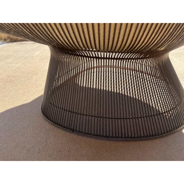 Warren Platner Bronze Wire Easy Chair for Knoll International, C 1966, Signed For Sale - Image 10 of 18
