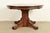 An exceptional antique Mission or Arts & Crafts period quarter sawn oak pedestal extension dining table By Stickley...