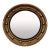 Vintage Regency Style Convex Bullseye Mirror For Sale