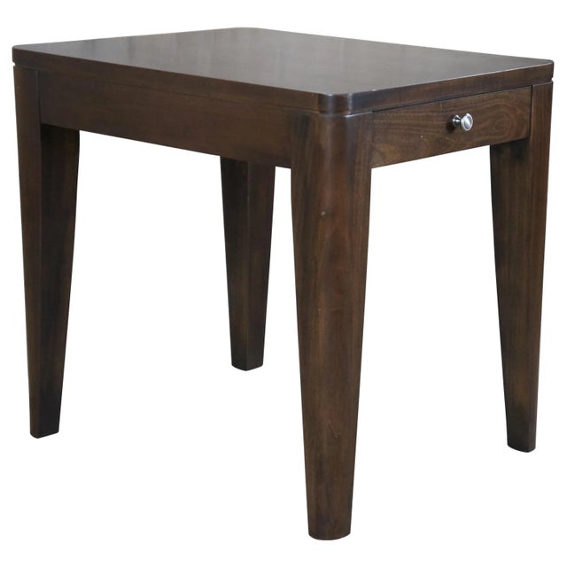 Mid-Century Modern Heritage Modern Walnut Finish Nightstand For Sale - Image 3 of 12