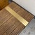 McGuire Furniture Haybine Cocktail Table + Custom Leather Bench Cushion For Sale - Image 10 of 12