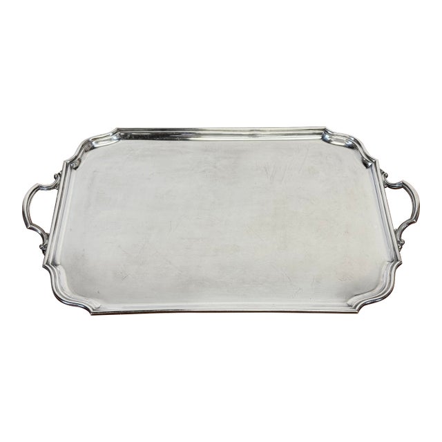 Vintage Elgin Unity Silverplate Serving Tray For Sale