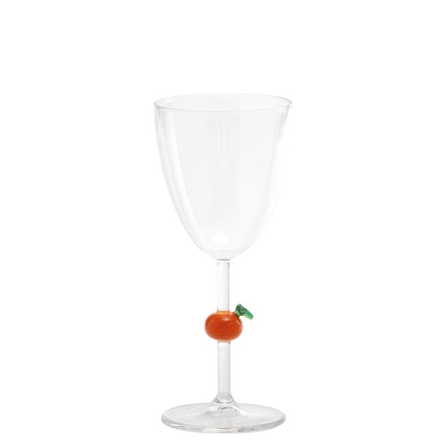 2020s Teca Frutta Goblet - Orange For Sale - Image 5 of 5