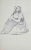 Raymond Balze, Woman, Original Pencil Drawing, Mid-19th Century For Sale - Image 3 of 3