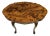 Baroque Style Walnut Coffee Table, Italy, 1920s For Sale