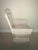 Hollywood Regency 1980s Wicker Rattan Hollywood Regency Armchair With Cushion Henry Link Style Cottage For Sale - Image 3 of 7