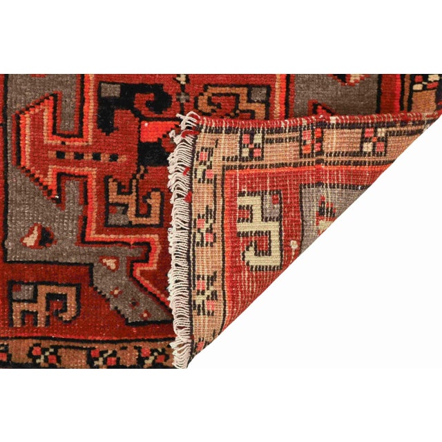 Mid-Century Modern Decorative Vintage Mini Rug For Sale - Image 3 of 3