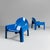Blue Model 4794 Armchairs by Gae Aulenti for Kartell, Set of 2 For Sale - Image 14 of 14