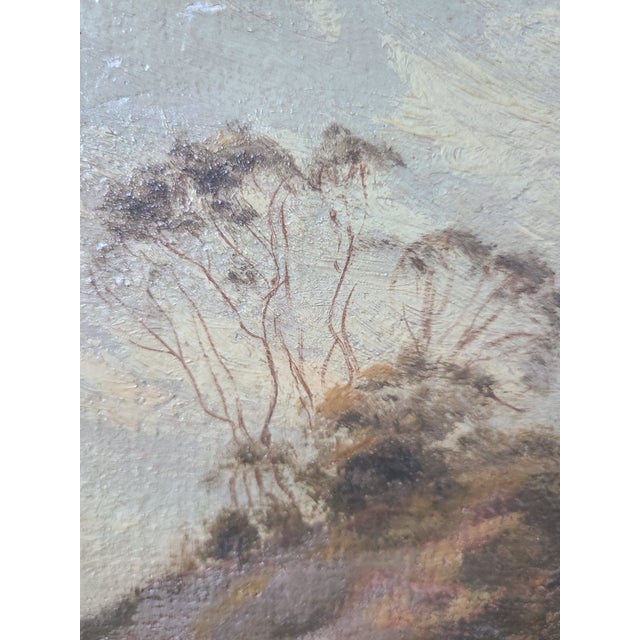 Antique Coastal Oil Painting Early California Impressionist Beach Landscape For Sale In Los Angeles - Image 6 of 16