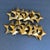 Late 20th Century Mid Century Star Napkin Rings Solid Brass Vintage MCM Set of 12 For Sale - Image 5 of 8
