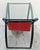 Mid-Century Modern Glass Top End Table Waterfall Magazine Rack Circa 1970s For Sale - Image 9 of 15