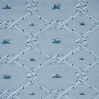 Schumacher Ouvrez Moi Wallpaper, Blue For Sale