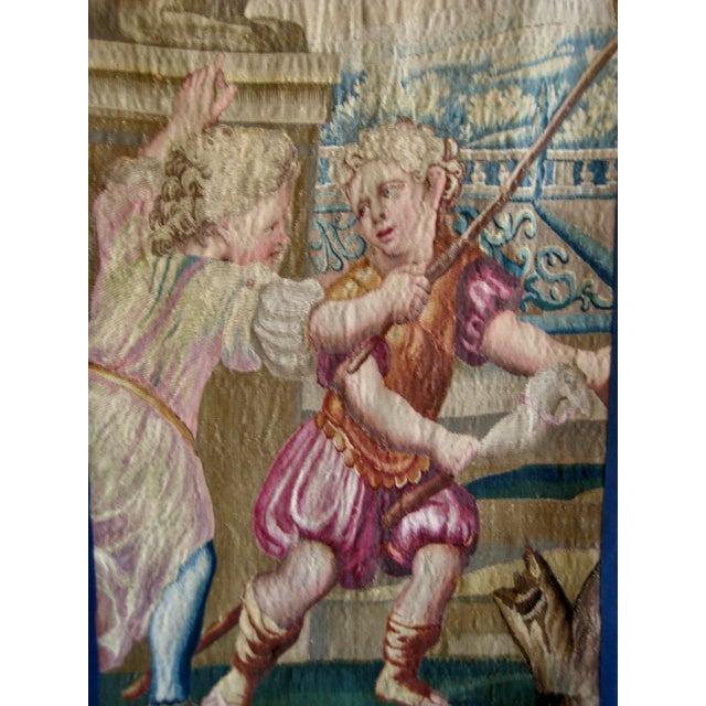 Splendid tapestry from the late 1600 hundreds , view the quality and the design this piece is a Brussels tapestry , so...