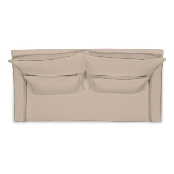 Contemporary Moss Home Darcy Sofa 96", Safari Oatmeal For Sale - Image 3 of 7