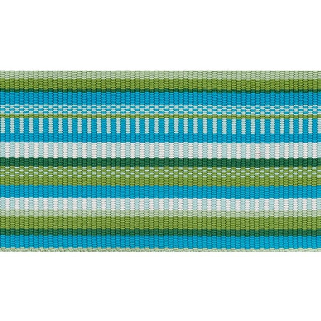 A chic espadrille stripe, this tape is a sophisticated ottoman weave that adds color and texture to any setting, inside or...