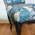 Antique English Side Chair Freshly Upholstered in Schumacher Chiang Mai Dragon in China Blue For Sale - Image 9 of 12