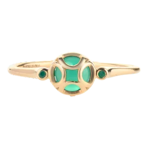 Dainty Green Onyx Ring Size 7 (All Sizes Available)