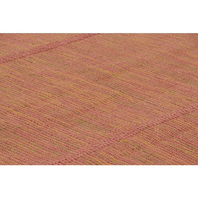 Handwoven in wool, this 9x12 Kilim is from an inventive new contemporary flat weave collection by Rug & Kilim. On the...
