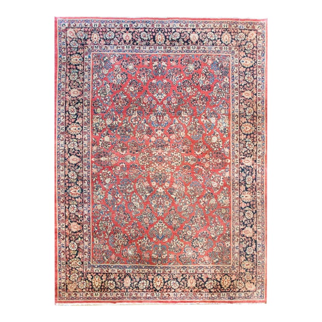 Early 20th Century Persian Sarouk Rug For Sale