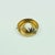 Gold Mid-Century Modern Amber Bubble Glass Wall Light by Helena Tynell for Limburg, Germany, 1960s For Sale - Image 8 of 9