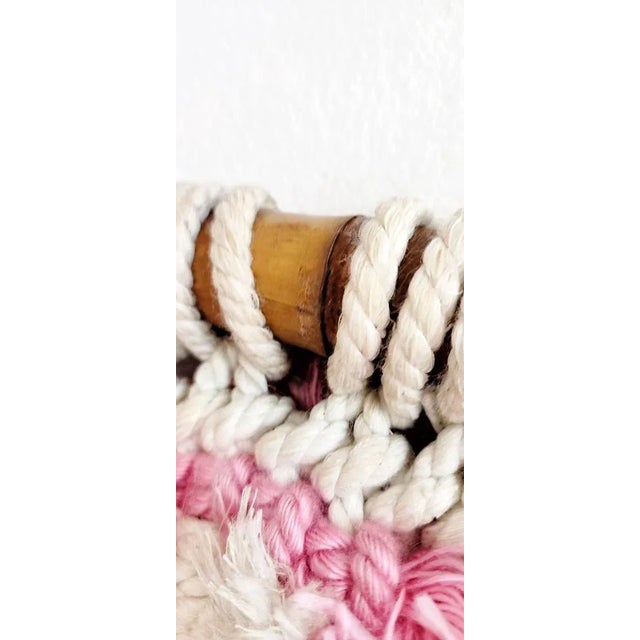 Vintage Spanish Macrame Wall Decor, 1970s. For Sale - Image 9 of 11