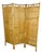 Vintage Bohemian Rattan and Bamboo 3-Panel Room Divider, 1960s For Sale