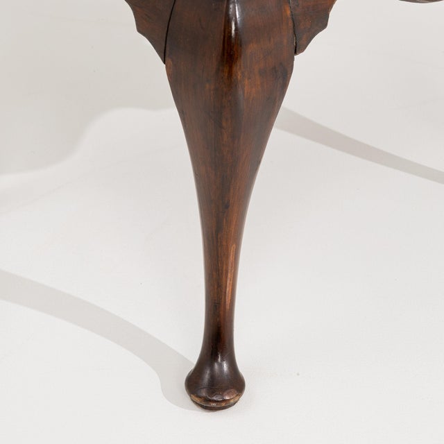 19th Century France Edwardian Brown Wood Display Cabinet For Sale - Image 9 of 11