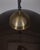 Brown Vintage Italian Metal Rolling Chandelier, 1970s For Sale - Image 8 of 9