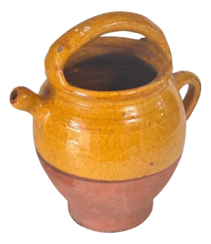Vintage French Glazed Pottery Jar, 1970s