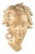Italian Terracotta Female Head Wall Relief, 1950s For Sale