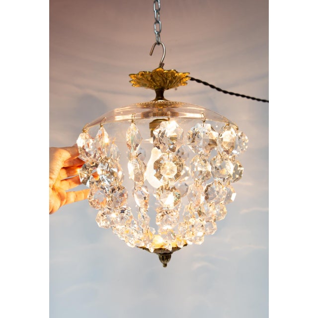 Rewired for one E27 bulb (large screw base). Ideal for a small bathroom or any space where you want to add a light source...