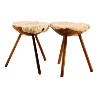 Handcrafted Milking Stool, 1950s For Sale