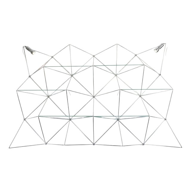 20th Century Library in Steel Rods by André Stern for Disderot, 1970 For Sale