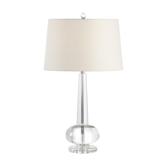 Bring elegant beauty to your home with abbey lamp. This stunning 28" table lamp features a modern gourd shaped, solid lead...