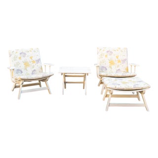 Folding Garden Chairs by Carlo Hauner for BFC, 1960s, Set of 4 For Sale