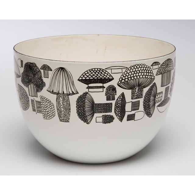 Kaj Franck Finel Arabia Finland Enamel Mushroom Bowl Chairish