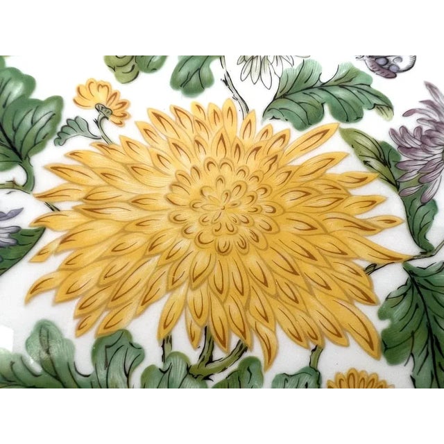 Model Chrysantheme Plates from Limoges, 1980s, Set of 5 For Sale - Image 4 of 11