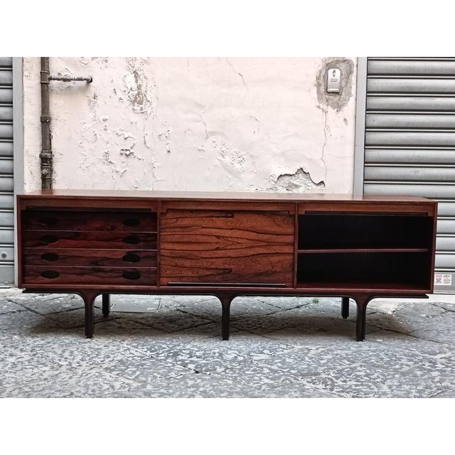 Brown Model 503 Sideboard by Gianfranco Frattini for Bernini, Italy, 1960s For Sale - Image 8 of 11